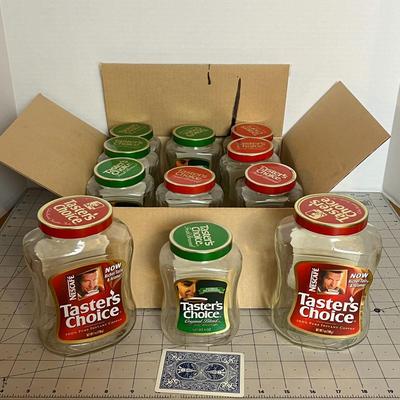 Nescafe Tasters Choice Glass Jars (11 Jars)