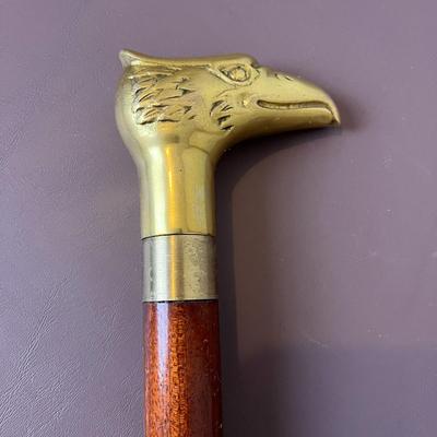 Golden Eagle Head Cane