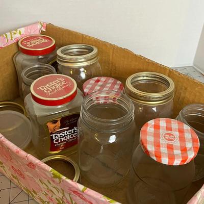 Variety of Glass Jars 