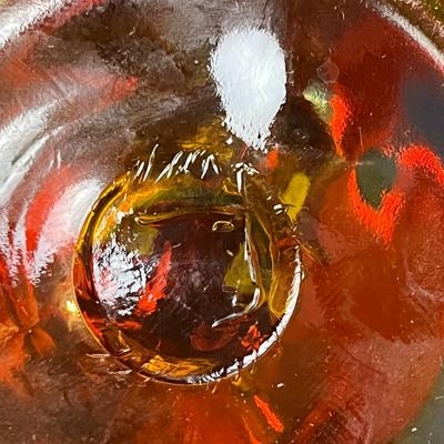 Vintage Viking Glass Bird