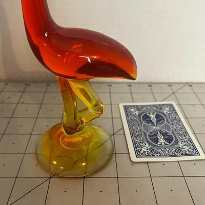 Vintage Viking Glass Bird