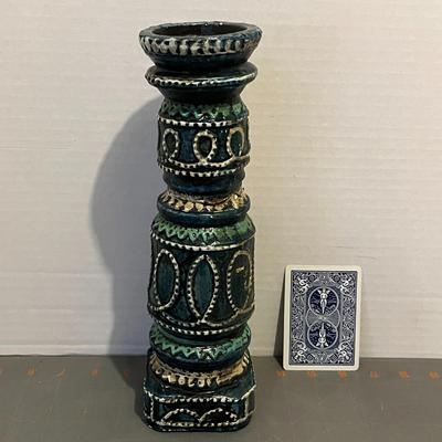 Decorative Ceramic Candlestick - Broken