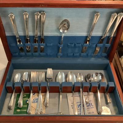 U1082 Two Sets of Misc. Silverplate Flatware Sets