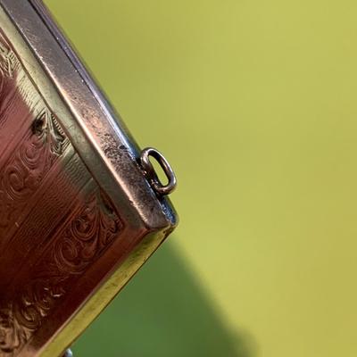 Antique Sterling Silver Money Clip Change Purse Cigarette Case