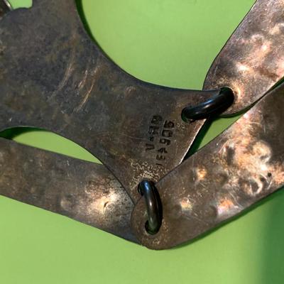 Sterling Silver Articulated Clown Brooch