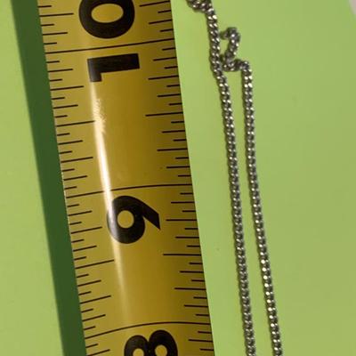 Sterling Silver Rosary Pendant w/ 20â€ Chain