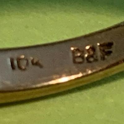 10k Gold Baden & Foss Onyx Menâ€™s Estate Ring