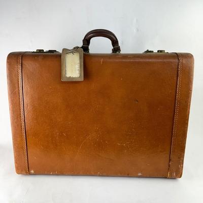 872 Vintage Leather Suitcase