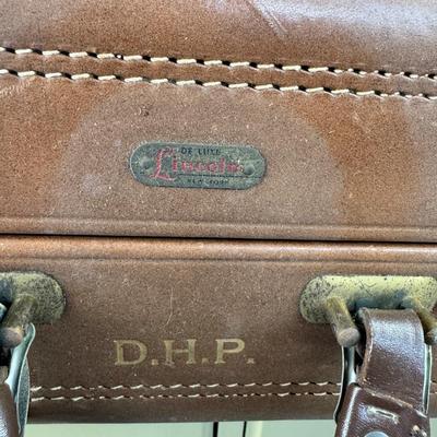 872 Vintage Leather Suitcase