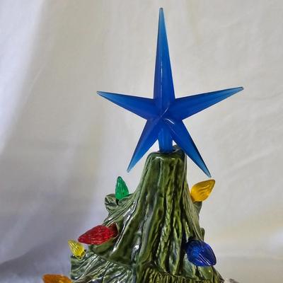 Pair of Ceramic Christmas Trees (G-JS)
