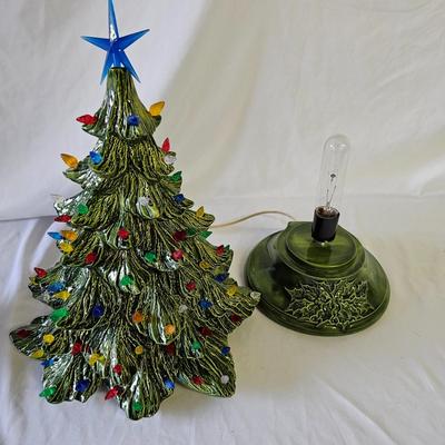 Pair of Ceramic Christmas Trees (G-JS)