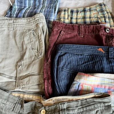 11 Pairs Menâ€™s Shorts XL - Ben Sherman, Tommy Bahama