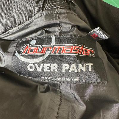 LOT 152X: TourMaster Motorcycle Gear - Advanced 3 Quarter Jacket, Over Pant & Waterproof Road Boots