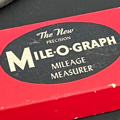 LOT 250A: Vintage Slide Rules, Mile-O-Meter, Pens, Pencils and More