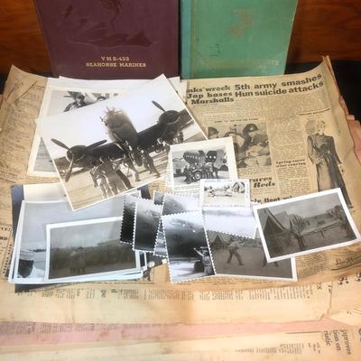 LOT 281B: Vintage US Military Books, Photographs & Newspapers