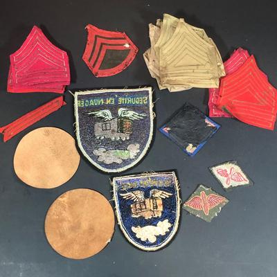 LOT 288B: Vintage Patches - US Military Ranks, Ram, Marine Aircraft Group 25 & More