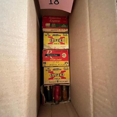 Lot of 16 gauge shells