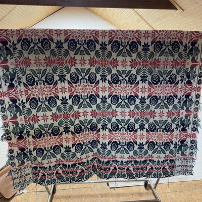 U1095 Antique Coverlet By D. Bell