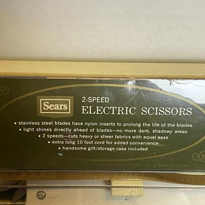Vintage Electric Scissors