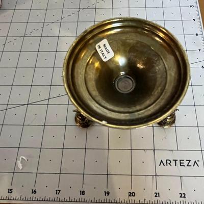 Silver Candy Dish and Candelabra