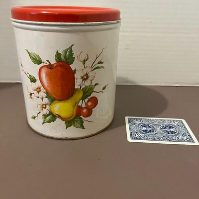 Vintage Fruit Canister