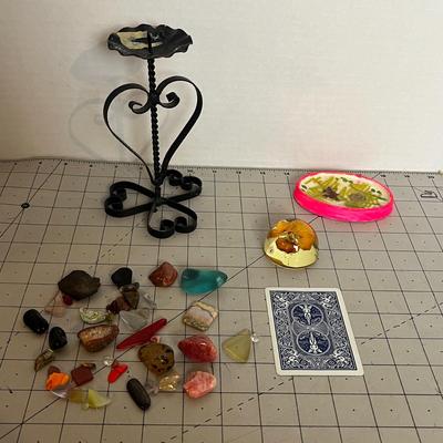 Candle Stick and Stones Bundle