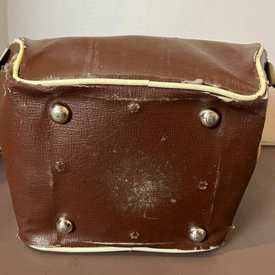Vintage Ebonite Bowling Bag and Ball