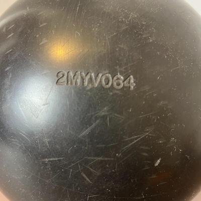 Vintage Black Manhattan Rubber Bowling Ball