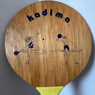 Vintage Wood Paddle Ball Paddles