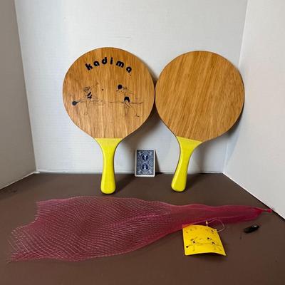 Vintage Wood Paddle Ball Paddles