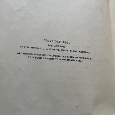Vintage Books: Elements of Calculus, Basic Mathematics, Intermediate Algebra, Plane Geometry, Trigonometry, New Solid Geometry