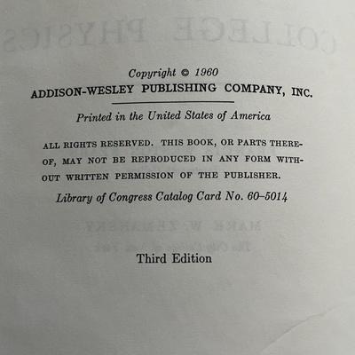 Vintage Books: College Physics, Fundamentals of Electronics, Principles of Business Law