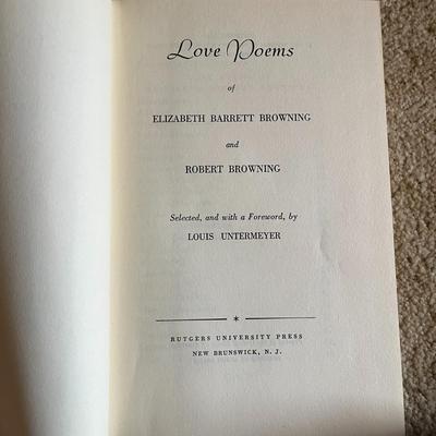 The Love Poems of Elizabeth and Robert Browning