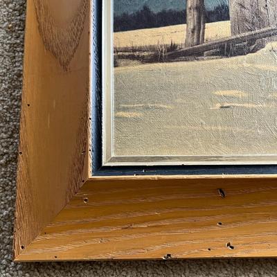 Framed Barn Print