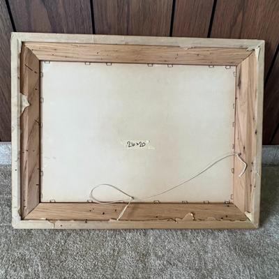 Framed Barn Print