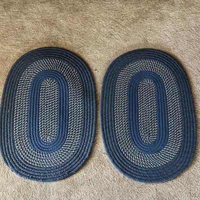 Blue Braided Rugs (2)