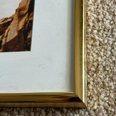 Framed Frozen Waterfall Print - 2