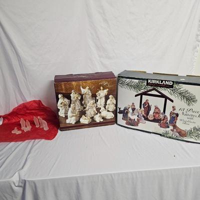 Three Nativity Sets (G-JS)