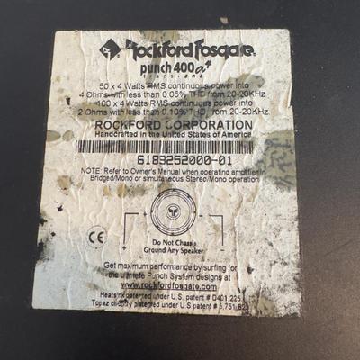 U 1260 Punch 400 a4 Amplifier & Stereo Speaker Selector SSB-5