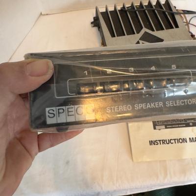 U 1260 Punch 400 a4 Amplifier & Stereo Speaker Selector SSB-5