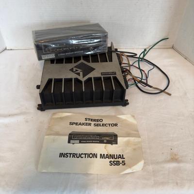 U 1260 Punch 400 a4 Amplifier & Stereo Speaker Selector SSB-5