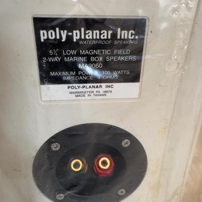 U 1261 Poly Planar Waterproof Speakers (Set of Two)