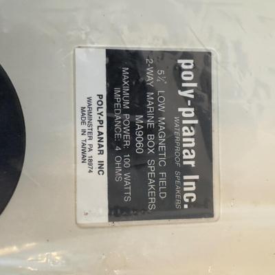 U 1261 Poly Planar Waterproof Speakers (Set of Two)