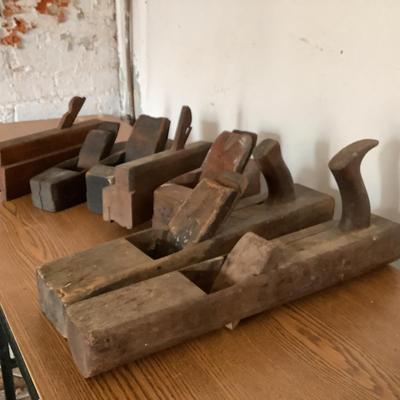W789 Vintage Wooden Planes , Tools