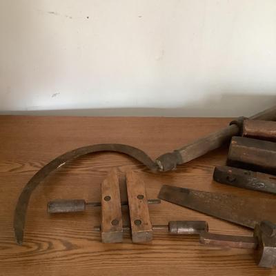 W790 Antique Wooden Tool Lot