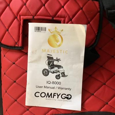 W791 NEW Never Used MAJESTIC Comfy Go Motorized Wheelchair