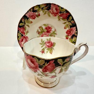 Shore and Coggins Queen Anne Demitasse Cup with Saucer