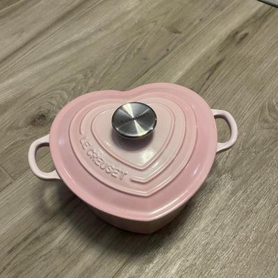 Le Creuset Pink Heart Shaped 2 qt.