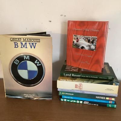 W1301 Vintage Various Car Hardback Books and Manuals