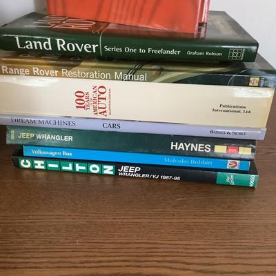 W1301 Vintage Various Car Hardback Books and Manuals